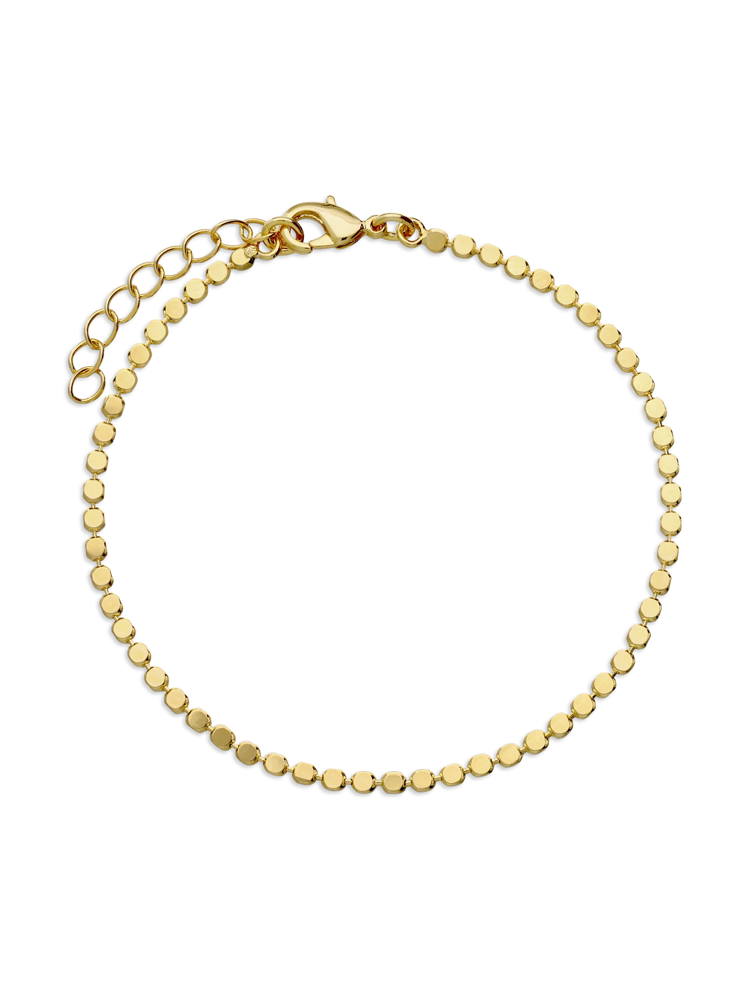Pulseira banhada a ouro