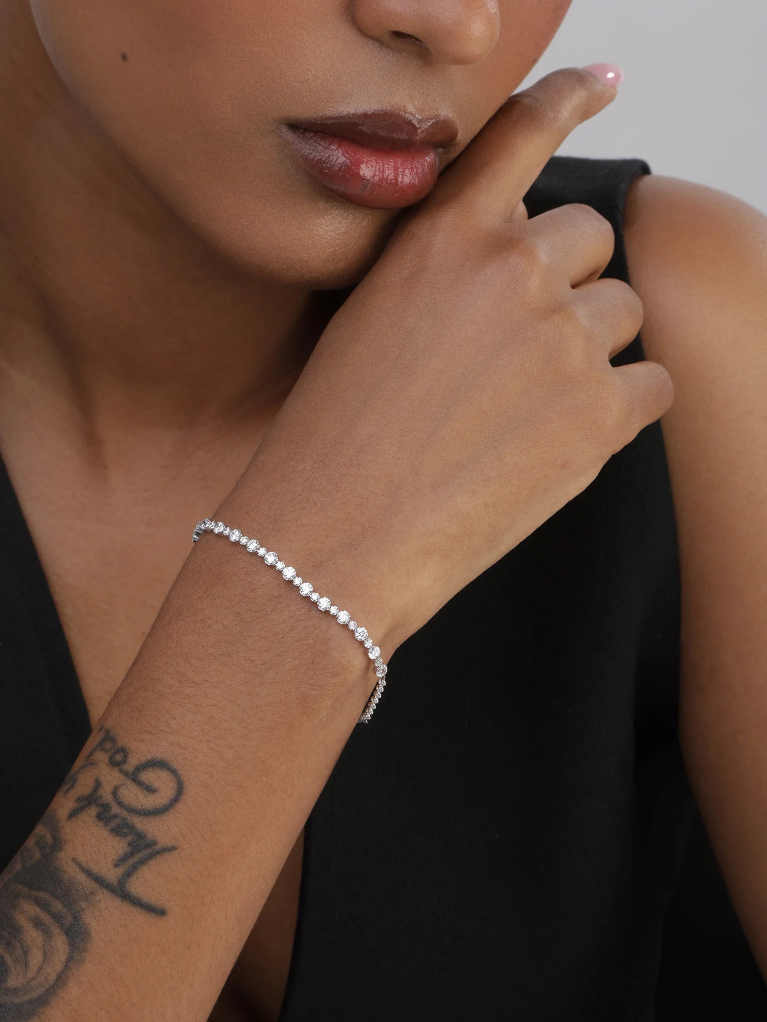 Pulseira em prata 925 com zircónia - Image 3