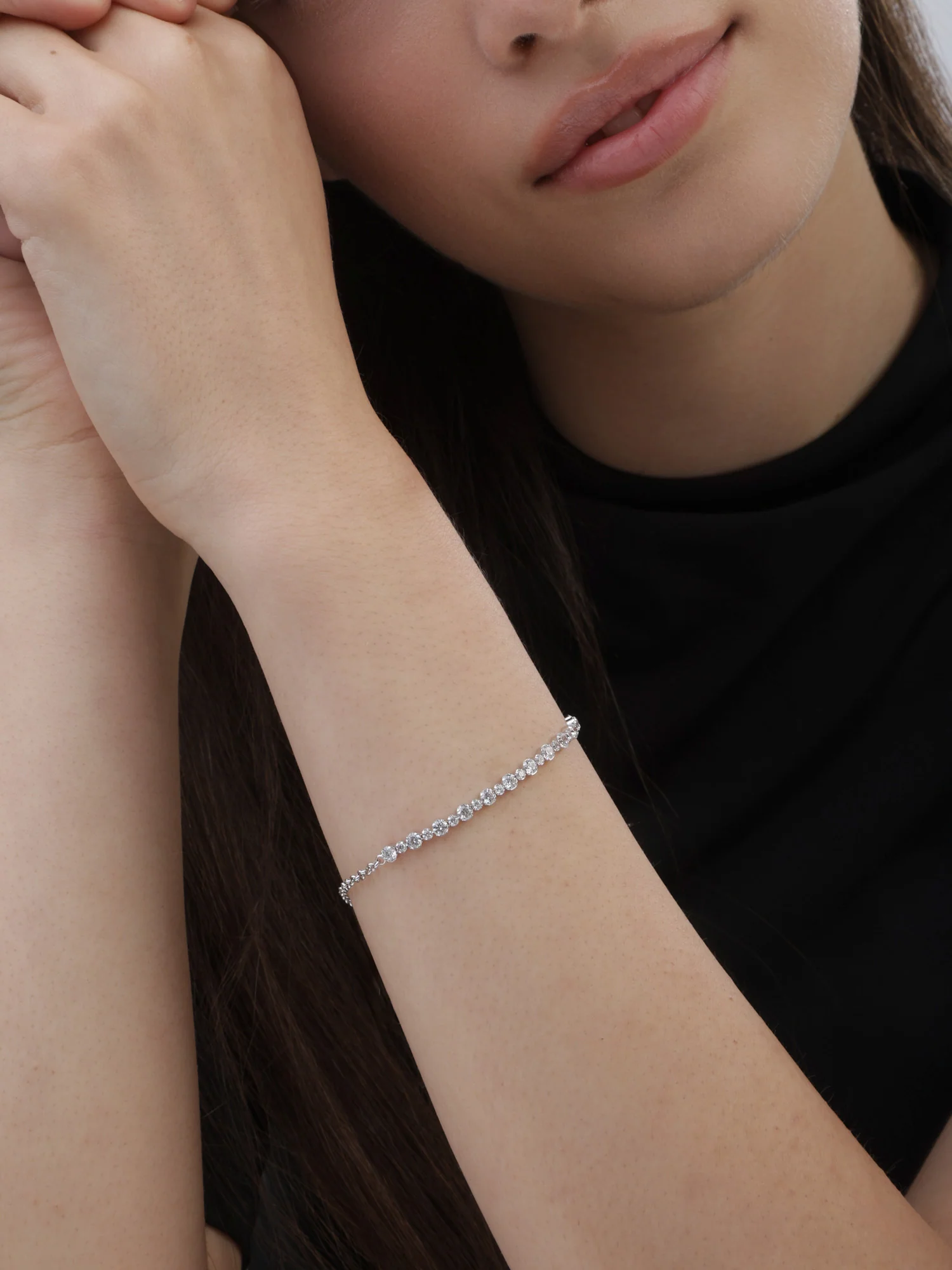 Pulseira em prata 925 com zircónia - Image 4