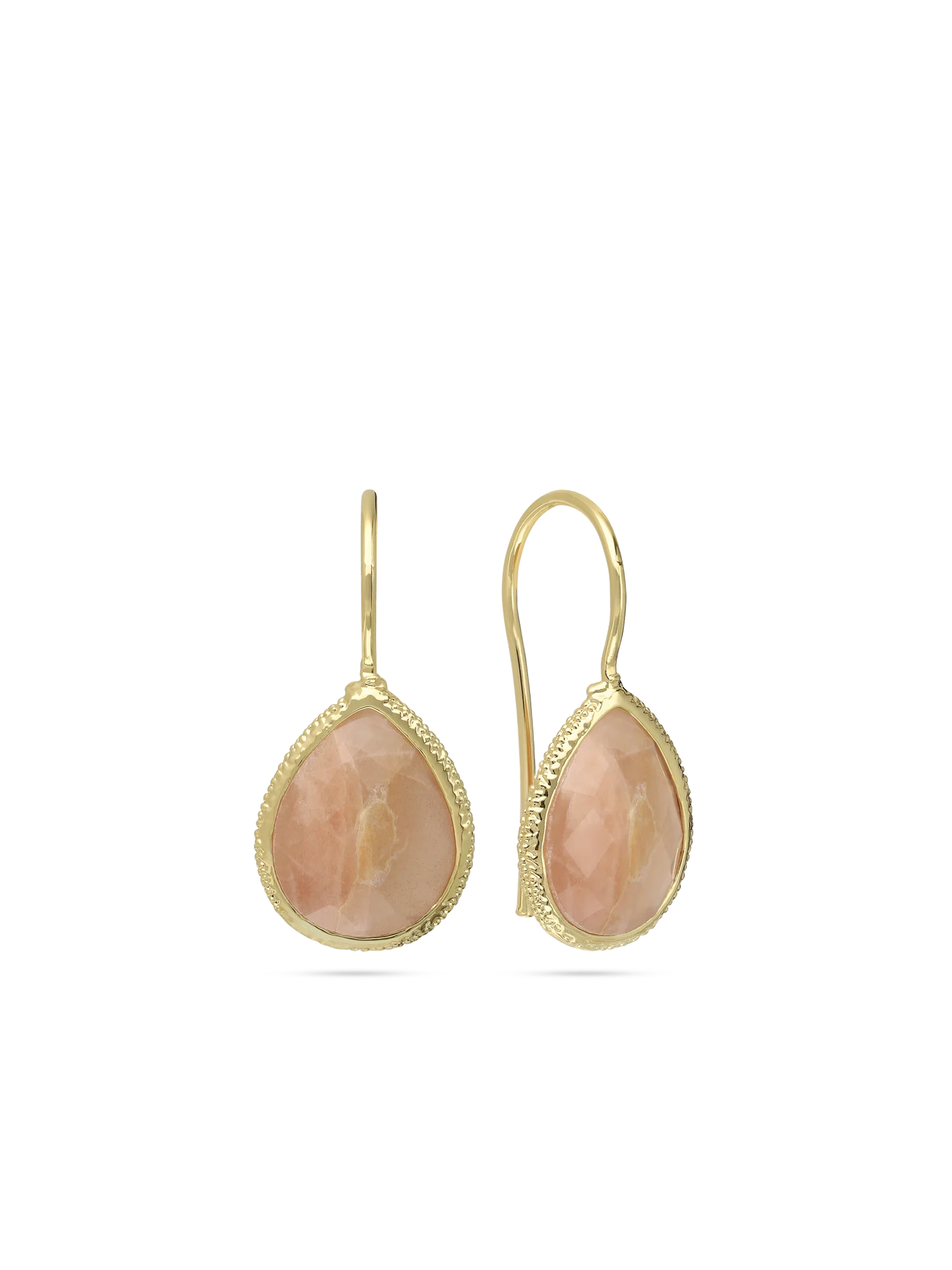 Pendentes, Banhado a Ouro, Ágata de cultivo