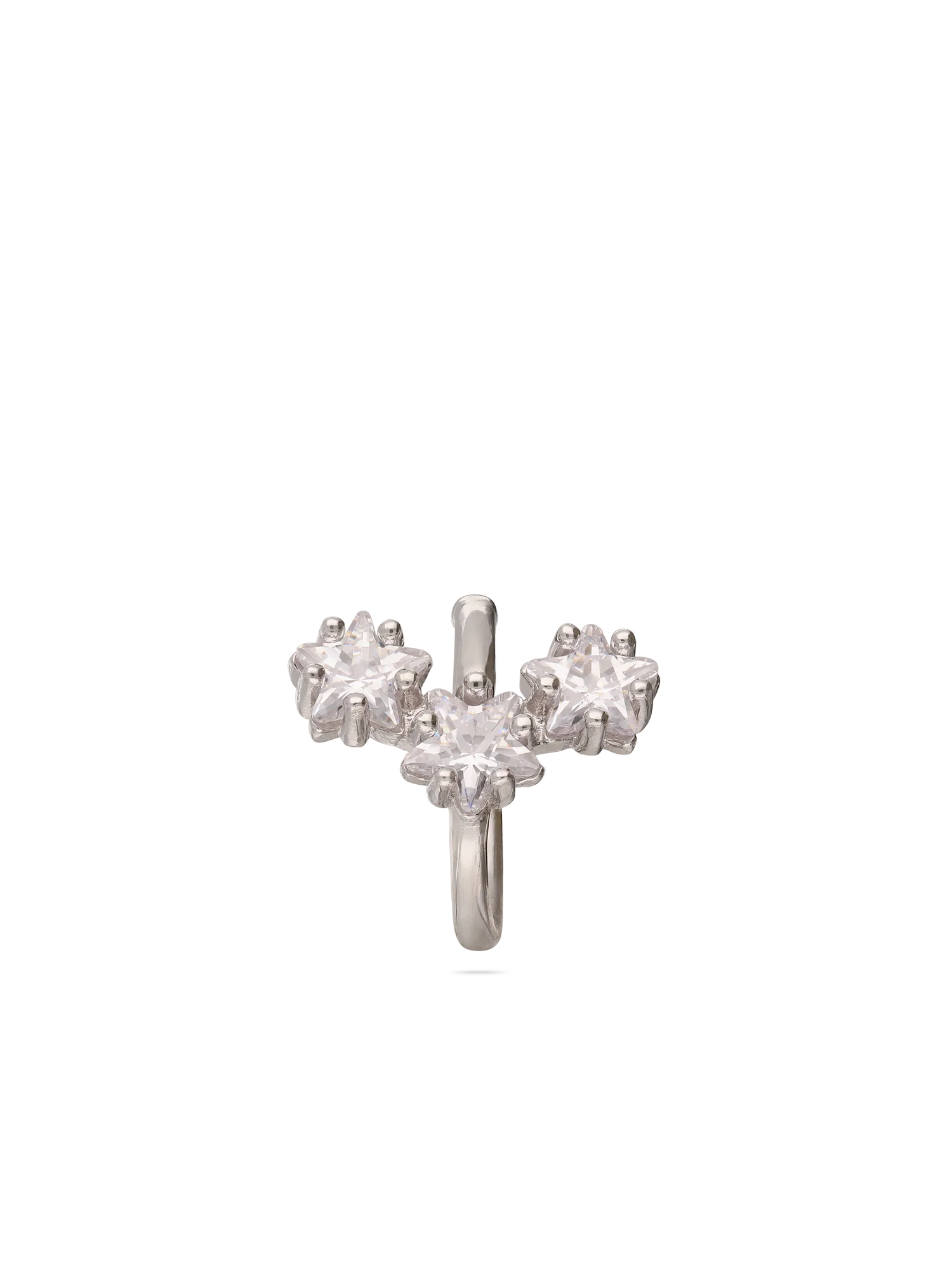 Ear cuff estrela em prata 925 com zircónia - Image 2