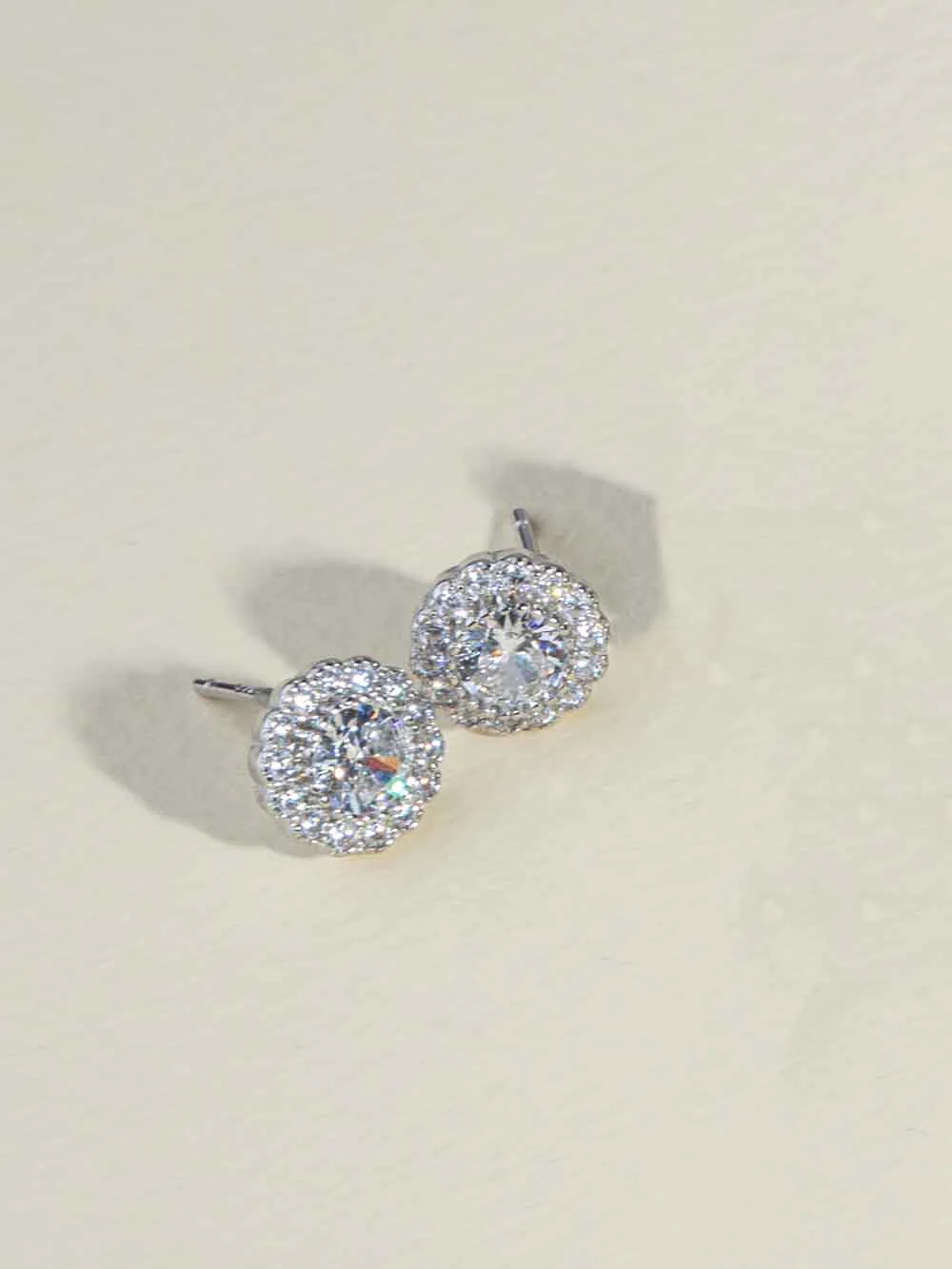 Brincos em prata 925 com zircónia - Image 3