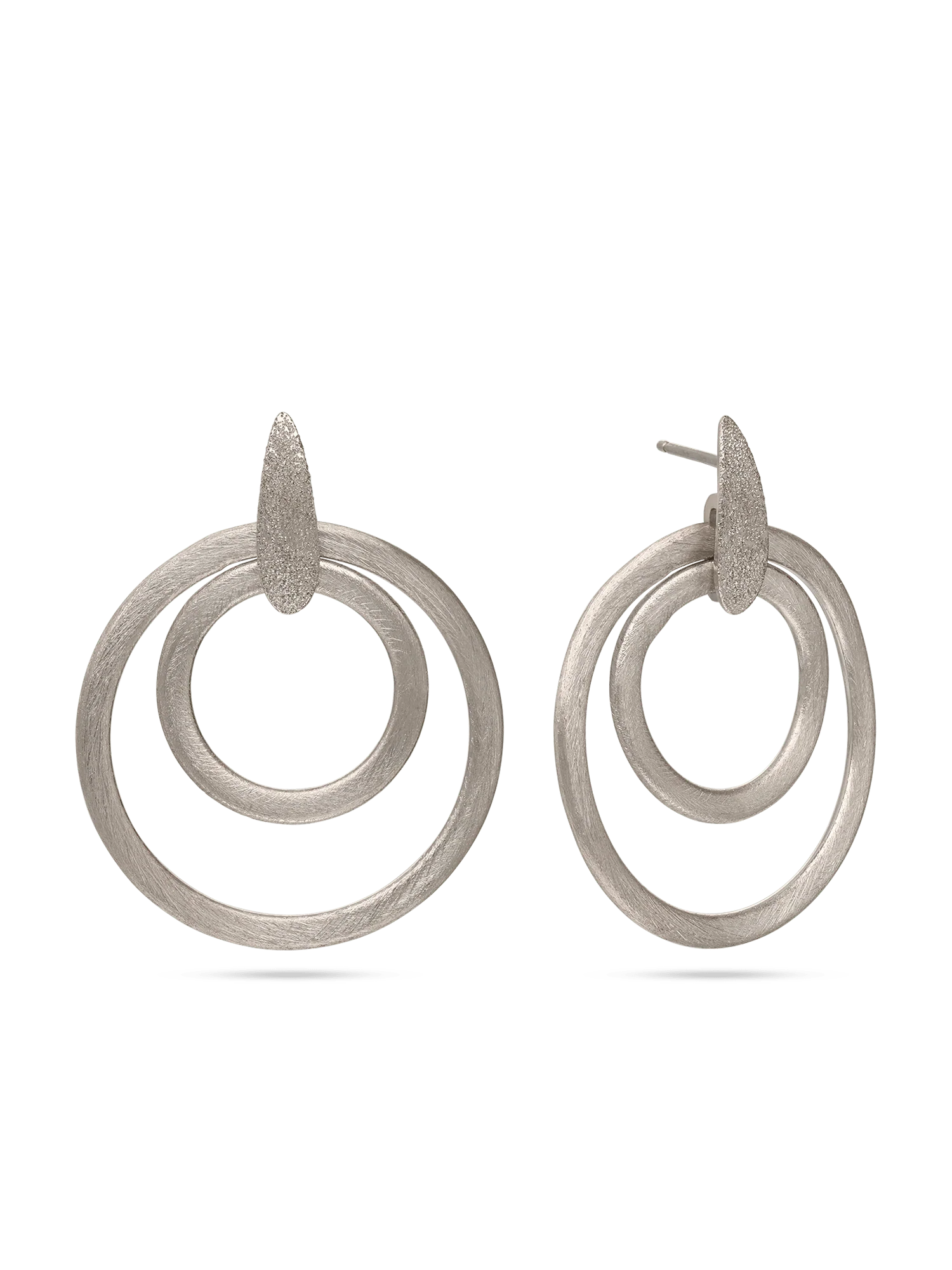 Pendentes círculo em prata 925