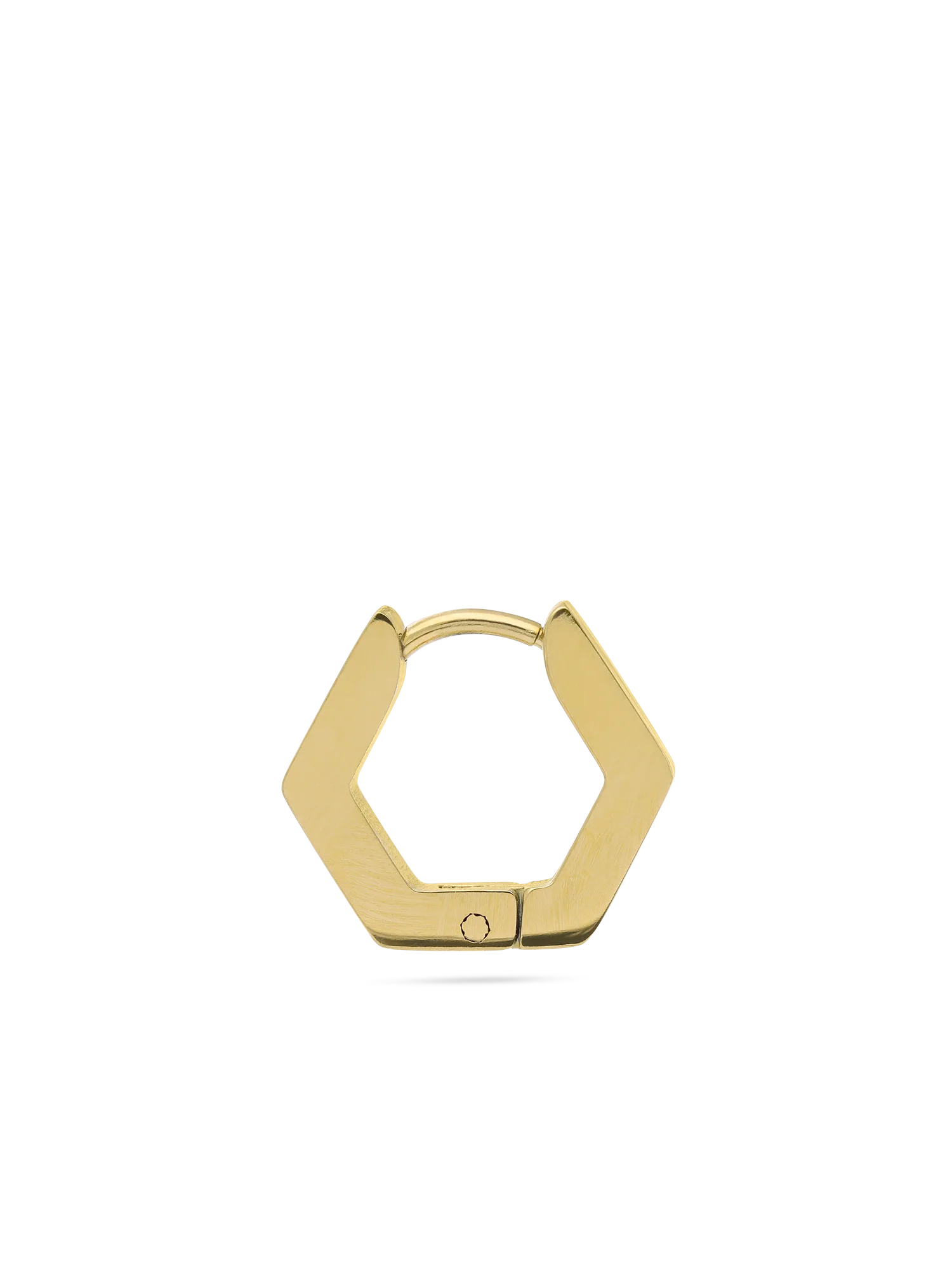 Brinco de homem em aço inoxidável dourado - Image 2