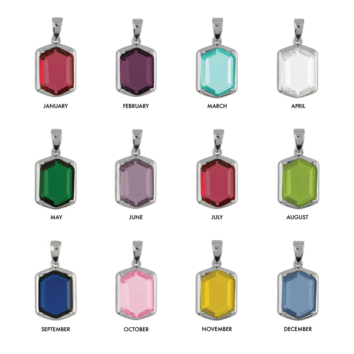 Fio com pendente em prata 925 com zircónia roxo - Image 3
