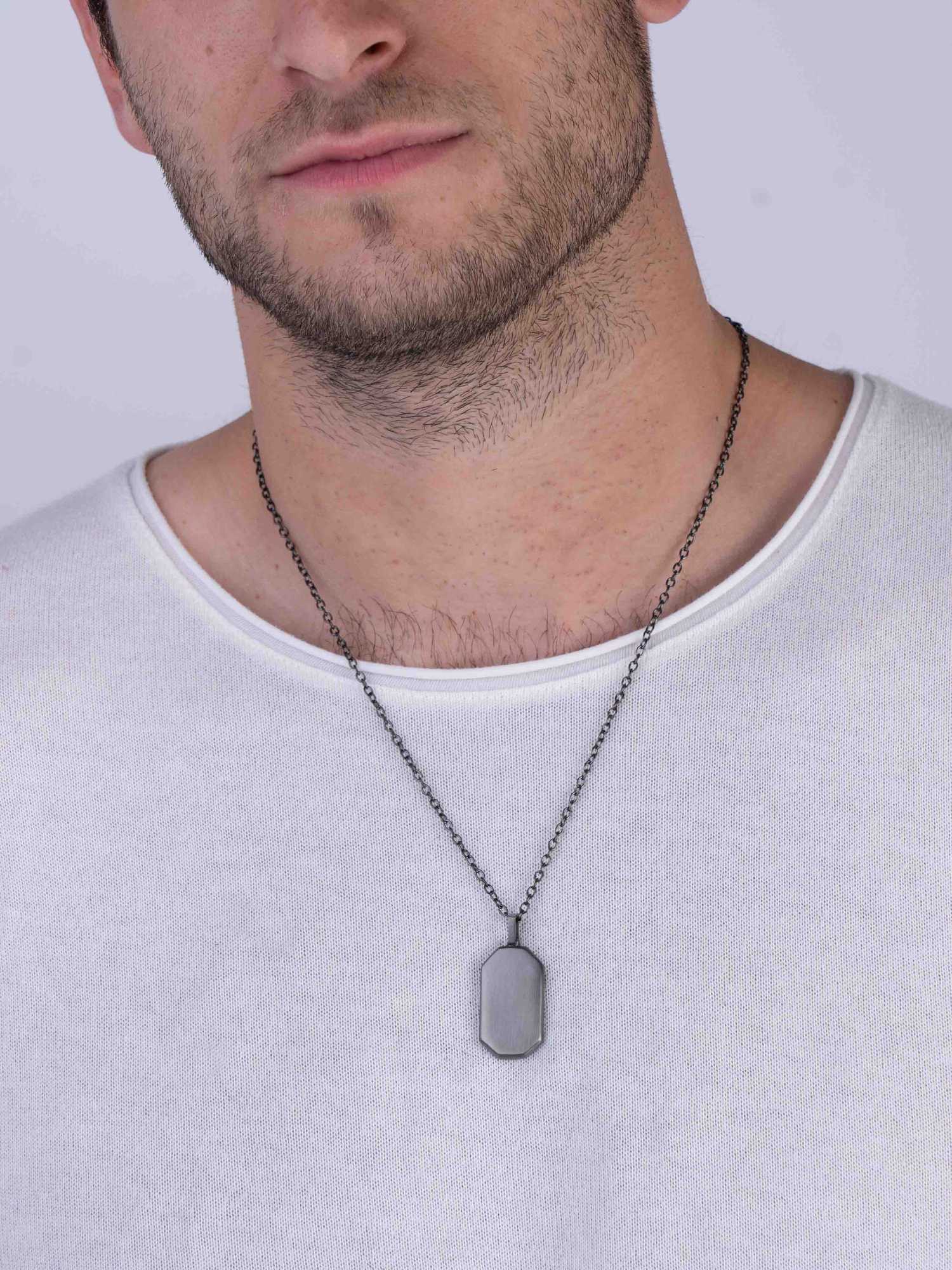 Colar masculino em aço inoxidável - Image 2