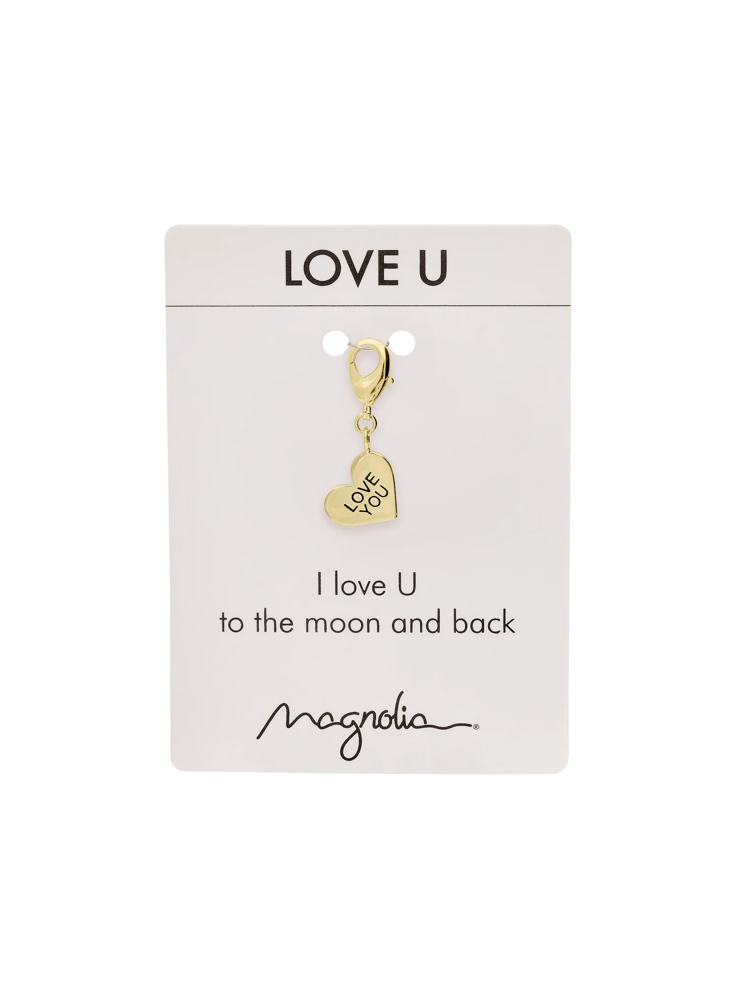 Pendente Love You banhado a ouro - Image 3