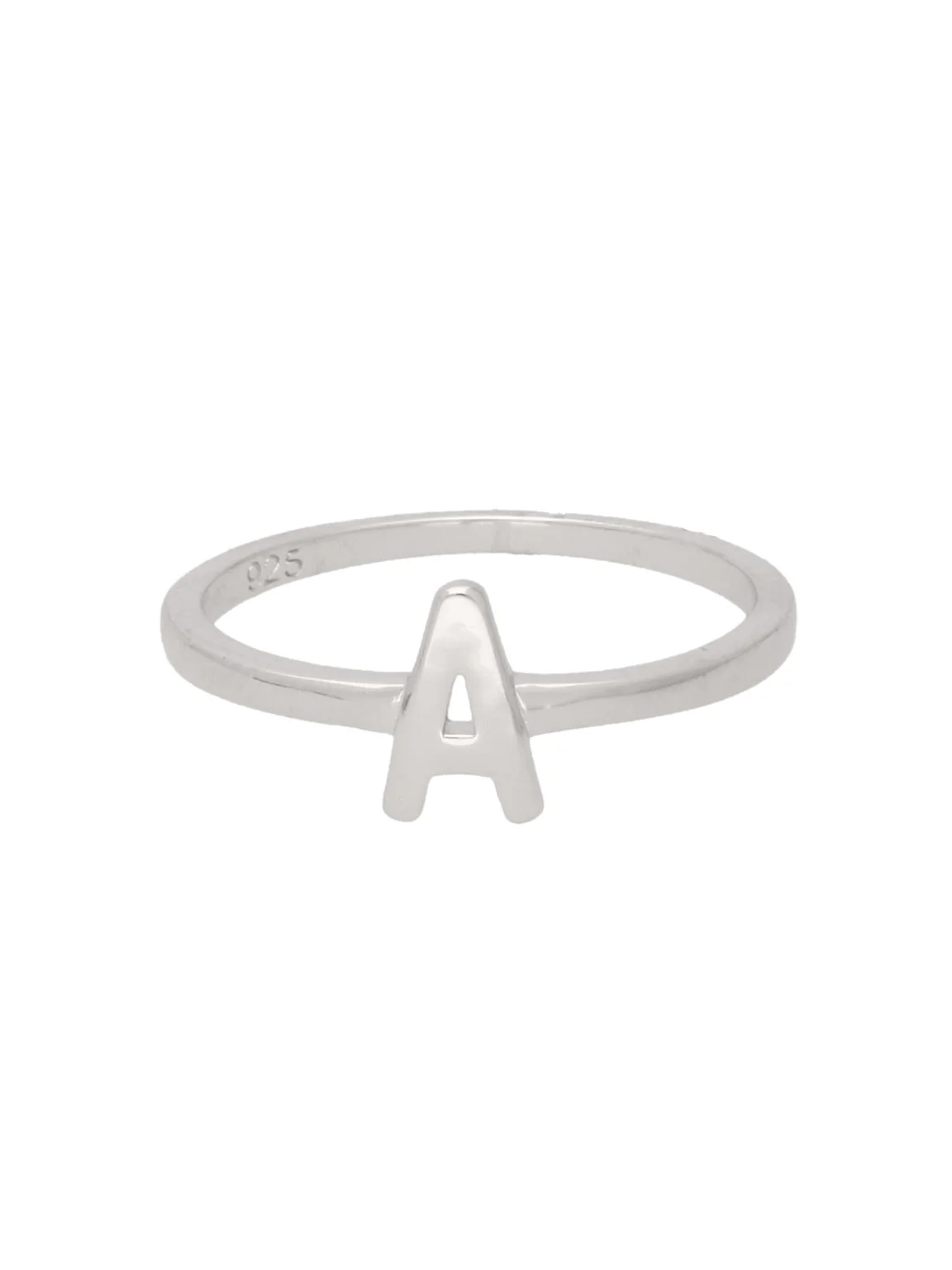 Anel "A" em prata 925 - Image 2