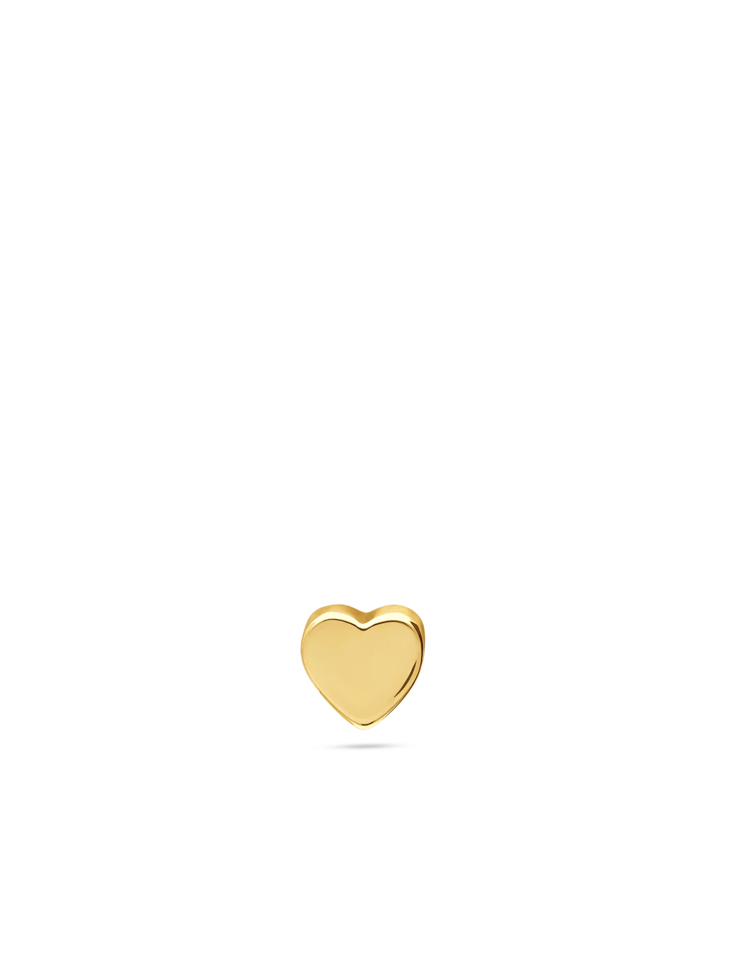 Pingente coração banhado a ouro